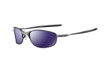 Image of Oakley Tightrope Sunglasses, Dark Frame, Ice Irid Lens, Polarized OO4040-05