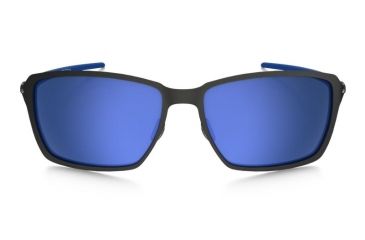 Image of Oakley Tincan Carbon Sunglasses Matte Black Frame, Ice Iridium Lens-OO6017-04