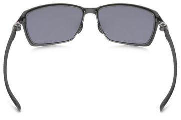 Image of Oakley Tincan Carbon Sunglasses Satin Chrome Frame, Grey Lens-OO6017-01