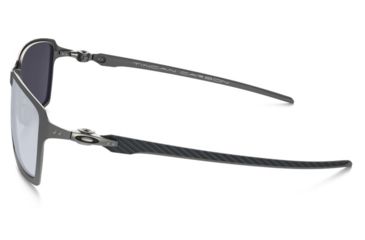 Image of Oakley Tincan Carbon Sunglasses Satin Chrome Frame, Grey Lens-OO6017-01