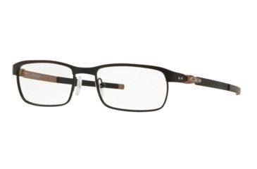 Image of Oakley Tincup Eyeglass Frames 318405-50 - Satin Black Frame, Clear Lenses
