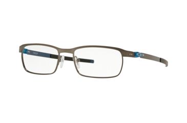 Image of Oakley Tincup Eyeglass Frames 318406-52 - Powder Cement Frame, Clear Lenses
