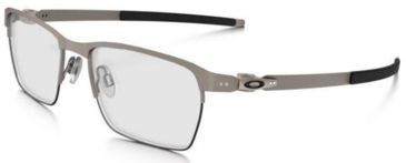Image of Oakley OX5099-0253 Tincup 0.5 Eyeglass Frames, Powder Steel Frame