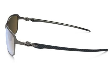 Image of Oakley Tinfoil Carbon Sunglasses Titanium/Titanium Frame, Titanium Iridium Polarized Lens-OO6018-05