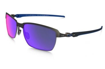 Image of Oakley Tinfoil Carbon Sunglasses Carbon/Carbon Frame, Positive Red Iridium Lens-OO6018-03