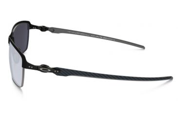 Image of Oakley Tinfoil Carbon Sunglasses Carbon Matte Black/Silver Frame, Grey Lens-OO6018-01