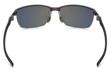 Image of Oakley Tinfoil Carbon Sunglasses Lead/Matte Black Frame, Emerald Iridium Polarized Lens-OO6018-04