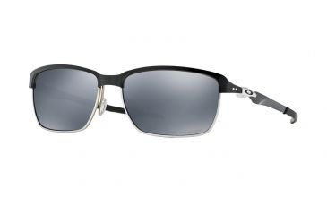 Image of Oakley TINFOIL OO4083 Single Vision Prescription Sunglasses OO4083-408306-58 - Lens Diameter 58 mm, Frame Color Polished Black/polished Chrome