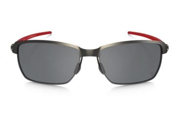 Image of Oakley TinFoil Sunglasses Carbon/Carbon Frame, Black Iridium Polarized Lens-OO6018-06