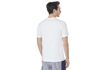 Image of Oakley Tn Racing Center Sunset Stripe - Mens, White, Medium 457693-100-M