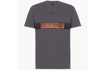 Image of Oakley Tn Racing Center Sunset Stripe - Mens, Forged Iron, Extra Large, 457693-24J-XL