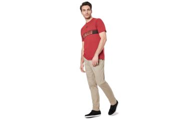 Image of Oakley Tn Racing Center Sunset Stripe - Mens, Sundried Tomato, 2XL, 457693-4ST-XXL