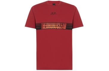 Image of Oakley Tn Racing Center Sunset Stripe - Mens, Sundried Tomato, 2XL, 457693-4ST-XXL