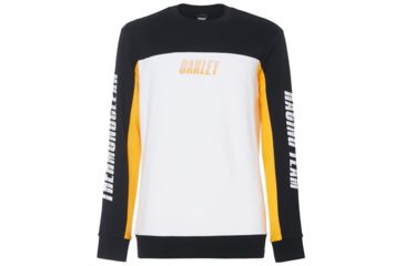 Image of Oakley Tn Racing Team Fleece Crew - Mens, Blackout, Small, 472464-02E-S