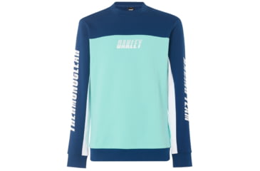 Image of Oakley Tn Racing Team Fleece Crew - Mens, Dark Blue, Large, 472464-609-L