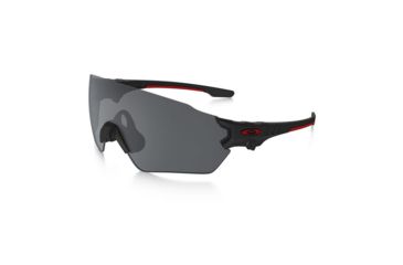 Image of Oakley SI TOMBSTONE SPOIL OO9328 Sunglasses 932802-39 - Matte Black Frame, Black Iridium Lenses