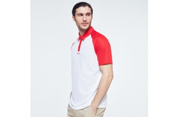 Image of Oakley Traditional Golf Polo - Mens, High Risk Red, Small, FOA400137-43A-S