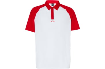Image of Oakley Traditional Golf Polo - Mens, High Risk Red, Small, FOA400137-43A-S