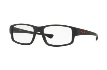 Image of Oakley TRAILDROP OX8104 Bifocal Prescription Eyeglasses 810402-52 - Satin Black Ink Frame