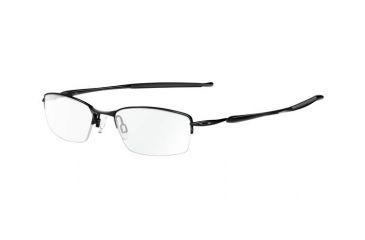 Image of Oakley Transistor Progressive Rx Eyeglasses, Size 51, Polished Black Frame 22-148