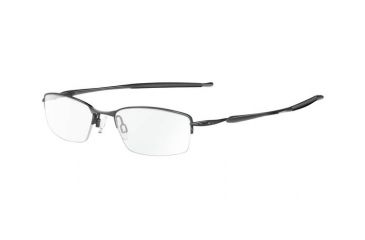 Image of Oakley Transistor Progressive Rx Eyeglasses, Size 51, Brushed Chrome Frame 22-149