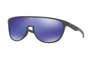 Image of Oakley TRILLBE OO9318 Sunglasses 931804-34 - Steel Frame, Violet Iridium Lenses
