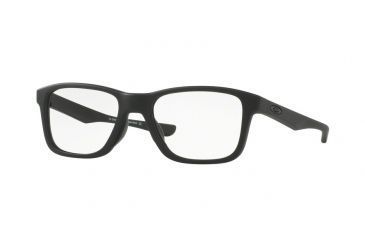 Image of Oakley Trim Plane OX8107 Single Vision Prescription Eyeglasses 810701-53 - Satin Black Frame