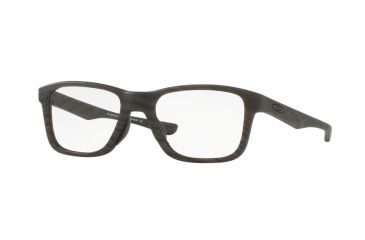Image of Oakley Trim Plane OX8107 Single Vision Prescription Eyeglasses 810703-53 - Matte Woodgrain Frame