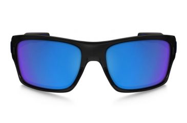 Image of Oakley Turbine Sunglasses - Men's, Black Ink Frame, Sapphire Iridium 63 mm Lenses, OO9263-05