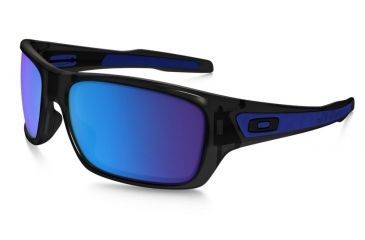 Image of Oakley Turbine Sunglasses - Men's, Black Ink Frame, Sapphire Iridium 63 mm Lenses, OO9263-05