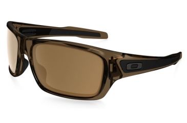 Image of Oakley Turbine Sunglasses - Men's, Brown Smoke Frame, Dark Bronze 63 mm Lenses, OO9263-02