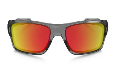 Image of Oakley Turbine Sunglasses - Men's, Grey Ink Frame, Ruby Iridium 63 mm Lenses, OO9263-10