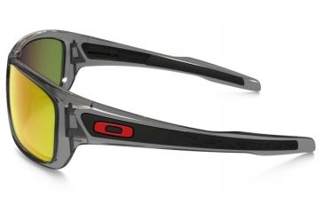 Image of Oakley Turbine Sunglasses - Men's, Grey Ink Frame, Ruby Iridium 63 mm Lenses, OO9263-10