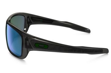 Image of Oakley Turbine Sunglasses - Men's, Grey Smoke Frame, Jade Iridium Polarized 63 mm Lenses, OO9263-09