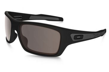 Image of Oakley Turbine Sunglasses - Men's, Matte Black Frame, Warm Grey 63 mm Lenses, OO9263-01