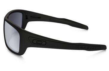 Image of Oakley Turbine Sunglasses - Men's, Matte Black Frame, Grey Polarized 63 mm Lenses, OO9263-07
