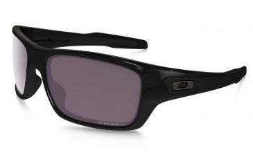 Image of Oakley Turbine Sunglasses - Men's, Polished Black Frame, Prizm Daily Polarized 63 mm Lenses, OO9263-06