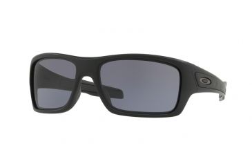 Image of Oakley Turbine OO9263 Progressive Prescription Sunglasses OO9263-926311-63 - Lens Diameter 63 mm, Frame Color Matte Black