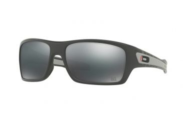 Image of Oakley TURBINE OO9263 Progressive Prescription Sunglasses OO9263-926317-63 - Lens Diameter 63 mm, Frame Color Matte Dark Grey
