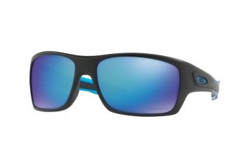 Image of Oakley Turbine OO9263 Progressive Prescription Sunglasses OO9263-926336-63 - Lens Diameter 63 mm, Frame Color Matte Black