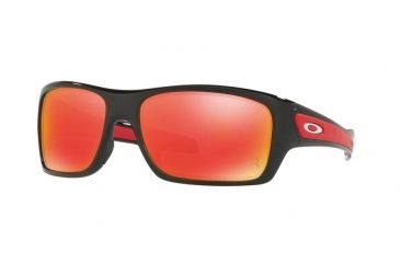 Image of Oakley TURBINE OO9263 Progressive Prescription Sunglasses OO9263-926339-63 - Lens Diameter 63 mm, Frame Color Polished Black