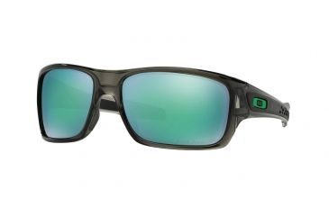 Image of Oakley TURBINE OO9263 Progressive Prescription Sunglasses OO9263-926309-63 - Lens Diameter 63 mm, Frame Color Grey Smoke