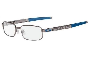 Image of Oakley Twin Shock 54mm Brushed Chrome Progressive Vision Prescription Eyeglasses OX3095-0454