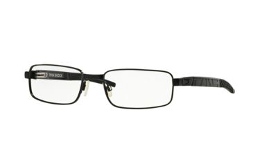 Image of Oakley TWIN SHOCK OX3095 Eyeglass Frames 309501-54 - Polished Black Frame, Clear Lenses