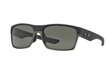 Image of Oakley TWOFACE ASIA FIT OO9256 Sunglasses 925601-60 - Matte Black Frame, Dark Grey Lenses
