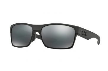 Image of Oakley TWOFACE ASIA FIT OO9256 Sunglasses 925604-60 - Steel Frame, Black Iridium Lenses