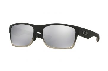 Image of Oakley TWOFACE ASIA FIT OO9256 Sunglasses 925612-60 - Matte Black Frame, Chrome Iridium Lenses