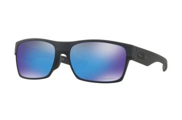 Image of Oakley TWOFACE ASIA FIT OO9256 Sunglasses 925614-60 - Steel Frame, Prizm Sapphire Lenses
