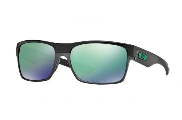 Image of Oakley TWOFACE OO9189 Progressive Prescription Sunglasses OO9189-918904-60 - Lens Diameter 60 mm, Frame Color Polished Black