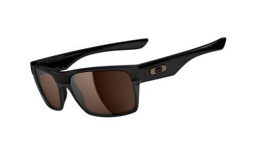 Image of Oakley TwoFace Mens Sunglasses Polished Black Frame, Dark Bronze Lens OO9189-03